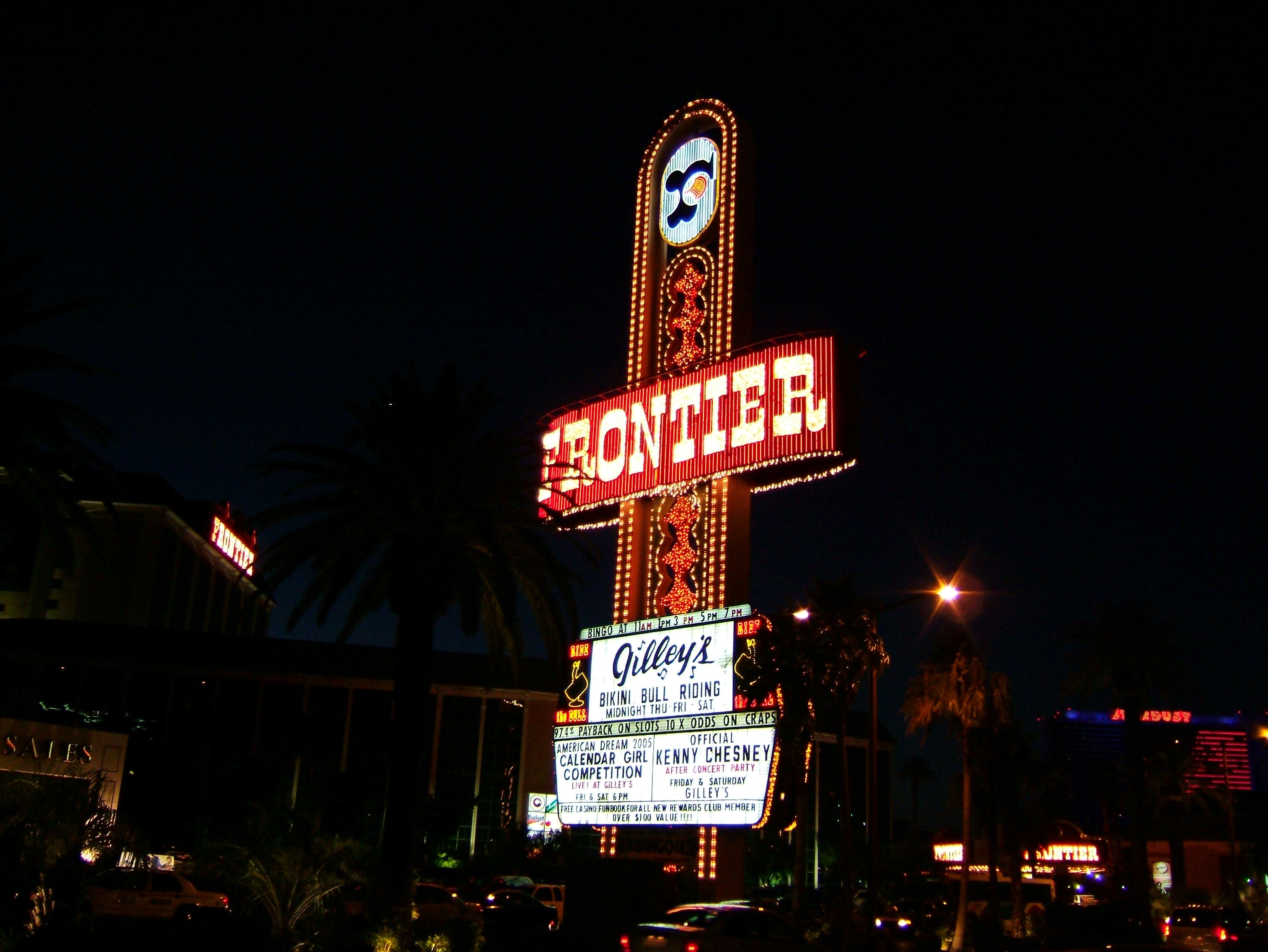 Sign Boards Las Vegas Frontier USA 01