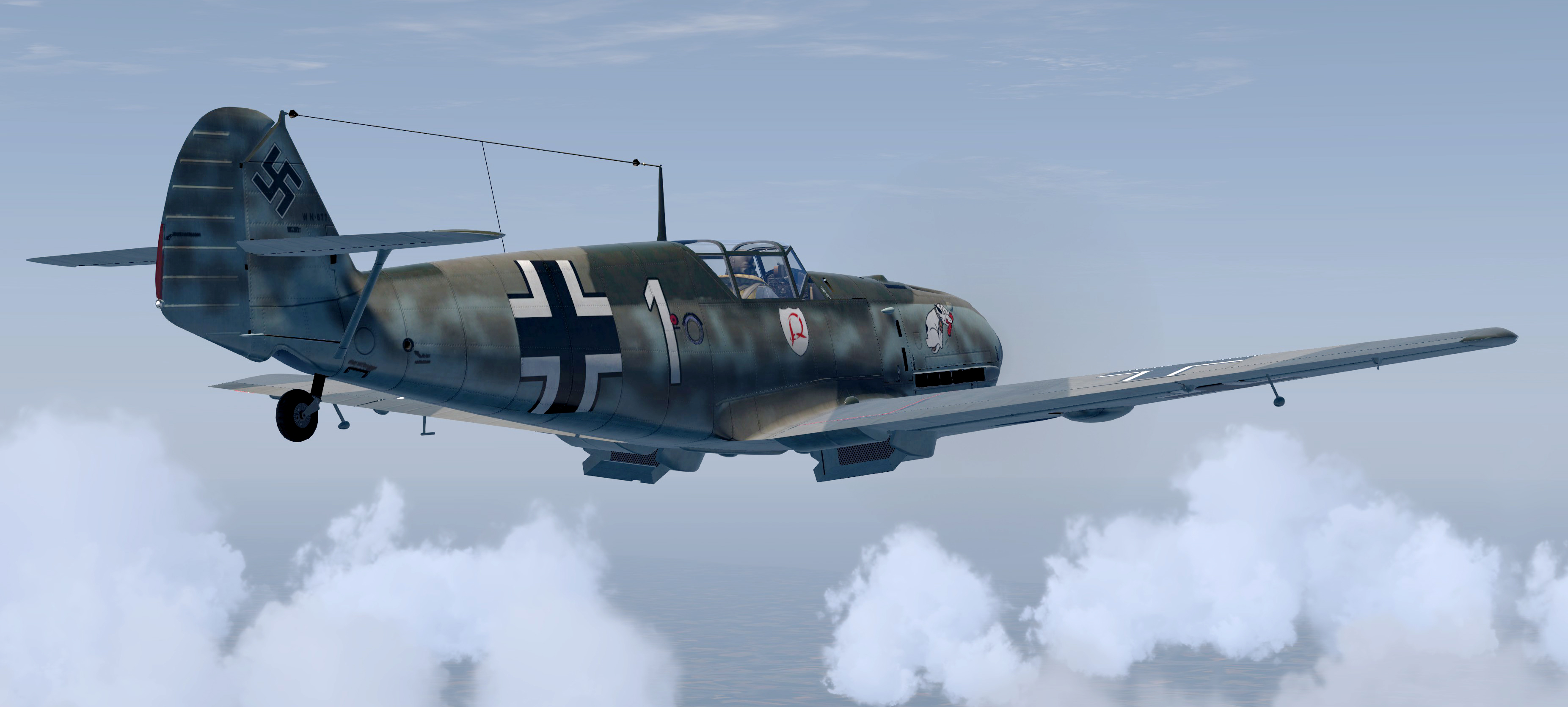 Asisbiz COD ES Bf 109E3 1 JG2 White 1 Otto Bertram Over France 1940 V06