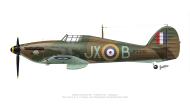 Asisbiz Hawker Hurricane MkI RAF No1 Squadron JX B Flt Sgt Clowes P3395