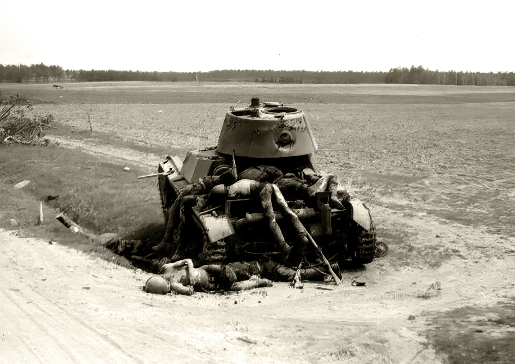 Подбитые танки ужасы Великой Отечественной войны