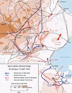 Asisbiz A Map showing Tunisia 30 Jan to 10 Apr 1943 Battle of El Guettar Tunisia 0A
