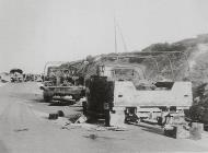 Asisbiz British 2nd Armoured Division motor transport abandoned near Benghazi 01