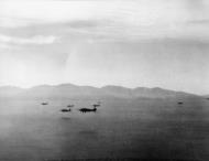 Asisbiz British Beaufighters RAF 325 and 328 Wings sd over 30 enemy transporters Corsica Sep 1943 IWM C3853