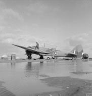 Asisbiz British Blenheim MkIV RAF 45Sqn U at waterlogged Gambut Libya Nov IWM CM1927