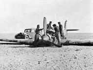Asisbiz British RAF 53RSU salvage crews rescue downed Hurricanes Western Desert IWM CM2231
