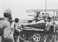 Asisbiz German Cmd GenLt Erwin Rommel Deutsches Afrika Korps DAK in SdKfz 250 named Greif 19 22nd Jun 1942 NIOD