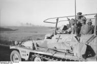 Asisbiz German Cmd GenLt Erwin Rommel Deutsches Afrika Korps DAK in SdKfz 250 named Greif after mythical beast 1942 08