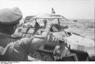 Asisbiz German Cmd GenLt Erwin Rommel Deutsches Afrika Korps DAK in SdKfz 250 named Greif after mythical beast 1942 11