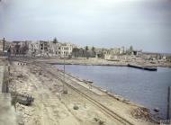 Asisbiz The Axis dockyard at Sousse Tunisia after Allied bombing 4th June 1943 IWM TR1007