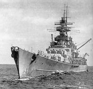 Asisbiz Kriegsmarine battleship KMS Gneisenau during operation berlin 04