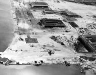 Asisbiz Aerial view of the hangar area at Kaneohe Bay Oahu Pearl Harbor Attack 9th Dec 1941 80 G 32943