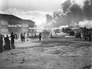 Asisbiz Damage at NAS Pearl Harbor after the Japanese attack on Pearl Harbor 7th Dec 1941 80 G 32439