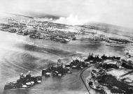 Asisbiz Japanese photo taken during the attack on Pearl Harbor 7th Dec 1941 80 G 30550