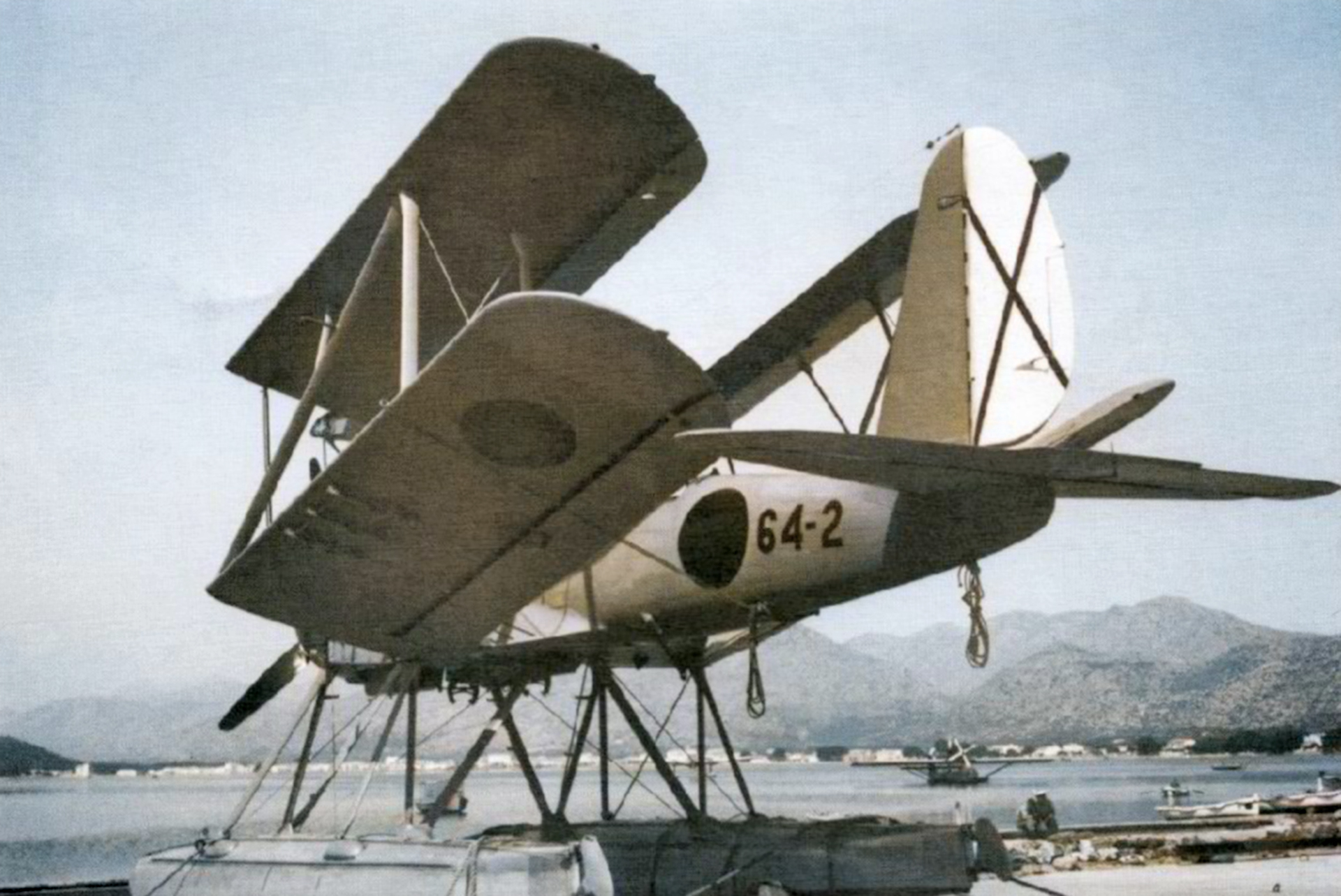 Asisbiz Legion Condor Arado Ar 95 floatplane 64x2 docked at a seaplane ...