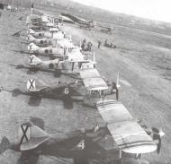 Asisbiz Aviazione Legionaria Fiat CR 32 Chirri 22 Grupo lined up at Gando Spain 02