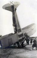 Asisbiz Aviazione Legionaria Italian built IMAM Meridionali Ro 37 Lince 12x11 landing mishap at Spain 1937 01