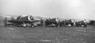 Asisbiz EdA Fuerza Aerea Nacional ex Republican Polikarpov I 16 line up at Taboada Spain 01