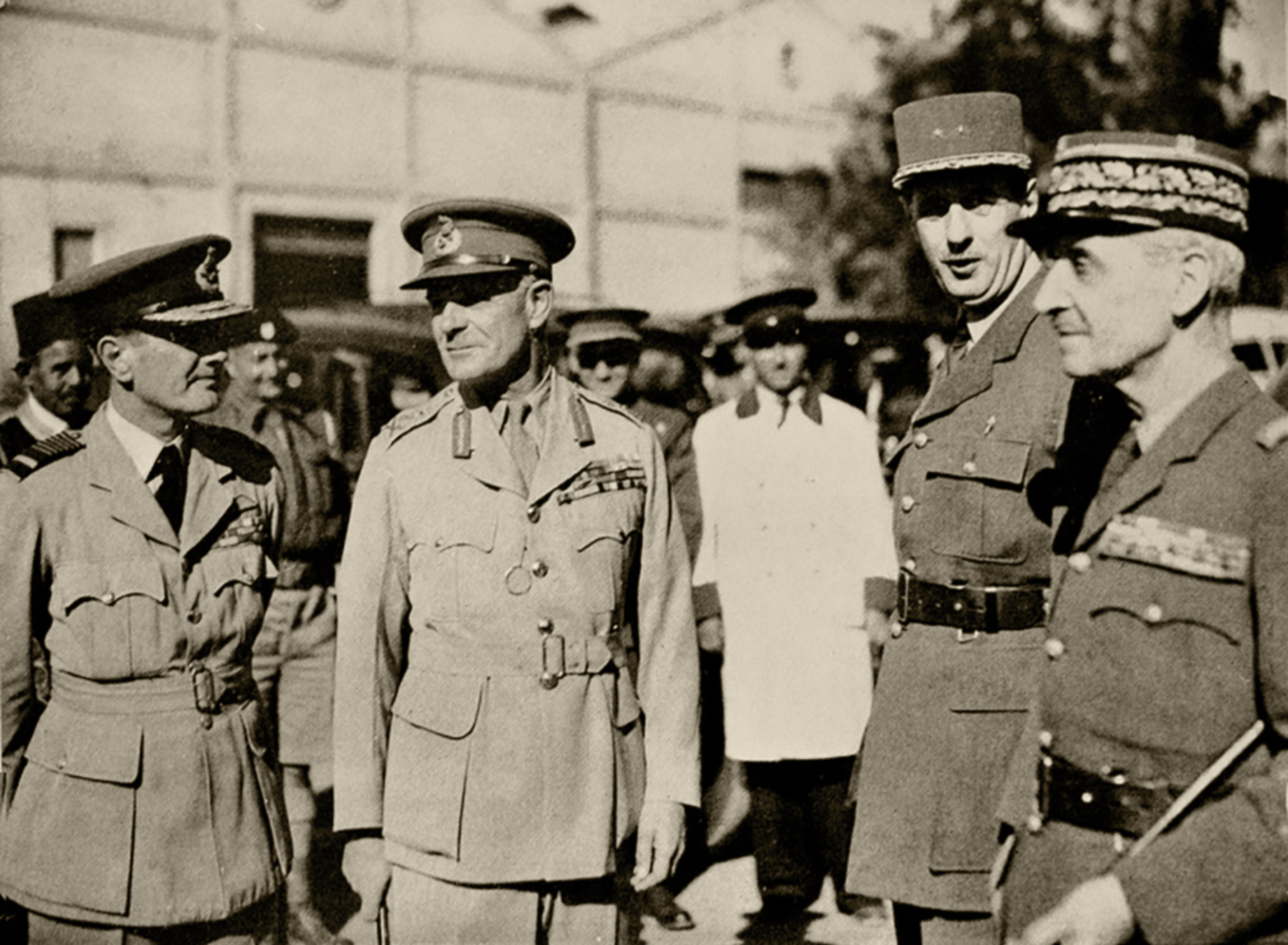 Asisbiz Air Chief Marshal Longmore General Wavell General de Gaulle ...