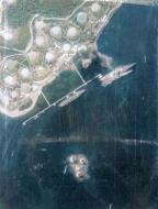 Asisbiz Aerial view of Casablanca harbour showing French ships sunk by B 25 Mitchells Tactical Air Force on 9th Nov 1942 NA287