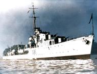 Asisbiz HMAS Quiberon and HMS Quentin off the Tunisian coast sank the Italian submarine Dessie 28th Nov 1942 02