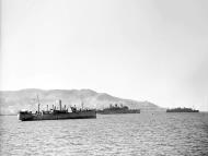 Asisbiz Transports and warships lying off Algiers operation Torch 1942 IWM A12746