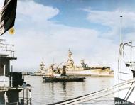 Asisbiz USS Augusta (CA 31) in Casablanca Harbor Morocco 12th Nov 1942 SC 242305