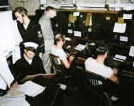 Asisbiz USS Augusta (CA 31) radio room aboard the cruiser while en route to Morocco 80 G 30469