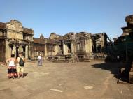 Asisbiz Angkor Wat Khmer architecture inner sanctuary courtyard 03