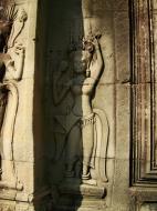 Asisbiz Angkor Wat Khmer architecture bas relief devatas Siem Reap 54