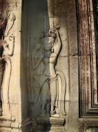 Asisbiz Angkor Wat Khmer architecture bas relief devatas Siem Reap 56
