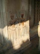 Asisbiz Angkor Wat Khmer architecture bas relief devatas Siem Reap 66