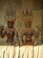 Asisbiz Angkor Wat Khmer architecture bas relief devatas Siem Reap 69