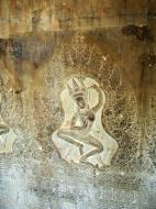 Asisbiz Decorative Khmer Style bas relief dancing apsaras Angkor Wat 02