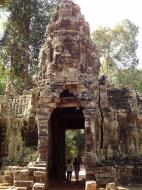Asisbiz A Banteay Kdei Temple Gopura IV E Bayon style 4 faces 02