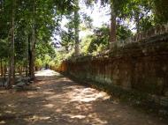 Asisbiz A Banteay Kdei Temple Gopura IV E Bayon style laterite walls 02