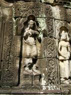 Asisbiz C Banteay Kdei Temple hall of dancers Bas relief deva 03