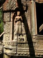 Asisbiz D Banteay Kdei Temple main enclosure Bas relief devas 12