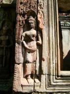 Asisbiz D Banteay Kdei Temple main enclosure Bas relief devas 20