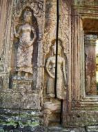 Asisbiz D Banteay Kdei Temple main enclosure Bas relief devas 24