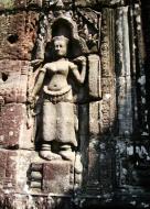 Asisbiz D Banteay Kdei Temple main enclosure Bas relief devas 29