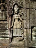 Asisbiz D Banteay Kdei Temple main enclosure Bas relief devas 38