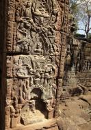 Asisbiz D Banteay Kdei Temple sanctuary outer wall Bas reliefs 05