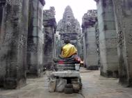 Asisbiz Bayon Temple eastern gopura Buddha statue Angkor Jan 2010 05