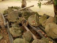 Asisbiz Phimeanakas stones marked for restoration Hindu Khleang style 05