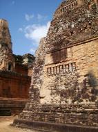 Asisbiz Facing NW Pre Rup Temple lion and library East Baray 2010 01