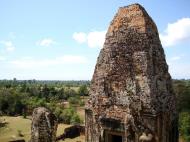 Asisbiz Facing NW Pre Rup Temple upper courtyard tower East Baray 2010 05