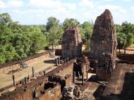 Asisbiz Facing North East Pre Rup Temple upper courtyard views East Baray 2010 01