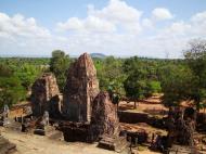 Asisbiz Facing North East Pre Rup Temple upper courtyard views East Baray 2010 02