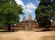 Asisbiz Facing North Pre Rup Temple laterite brick towers East Baray Jan 2010 08