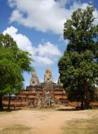 Asisbiz Facing North Pre Rup Temple laterite brick towers East Baray Jan 2010 09